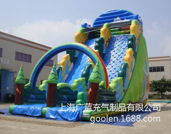 Inflatable slides