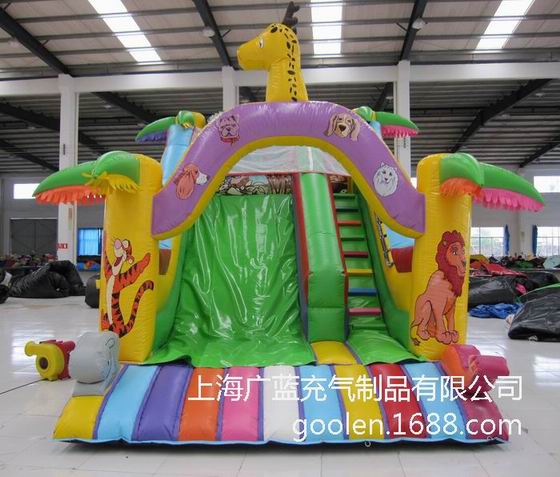 Inflatable slides