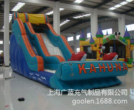 Inflatable slides